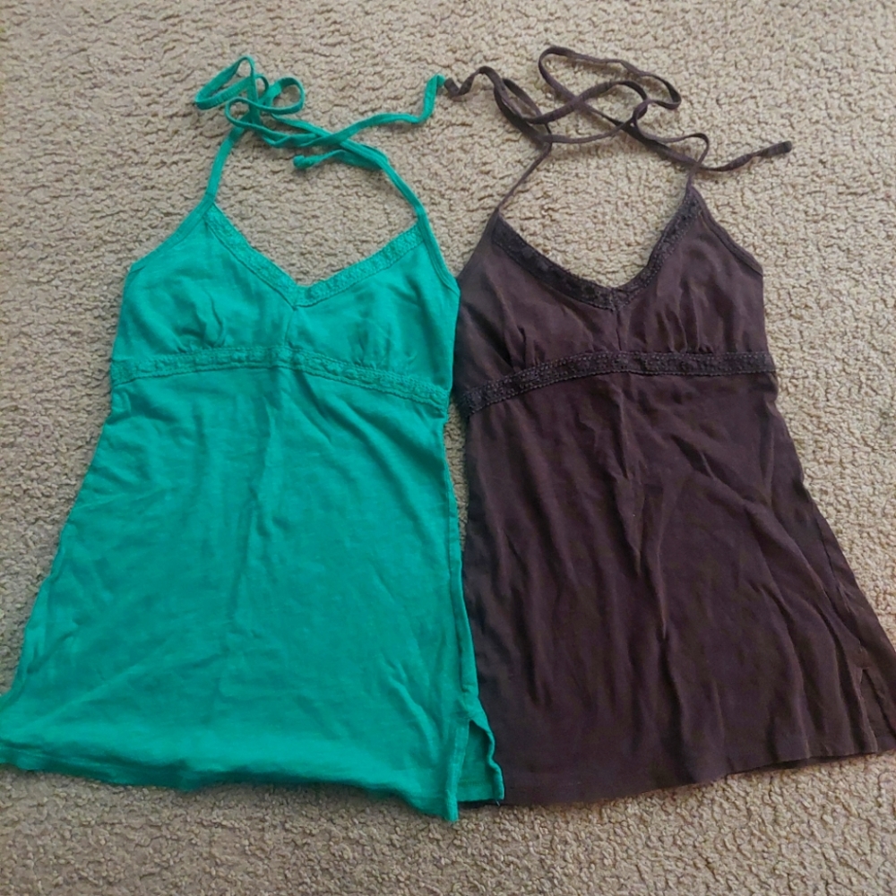 Babydoll style halter tops